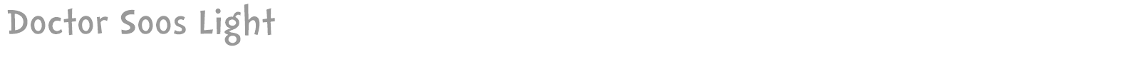 Doctor Soos font preview